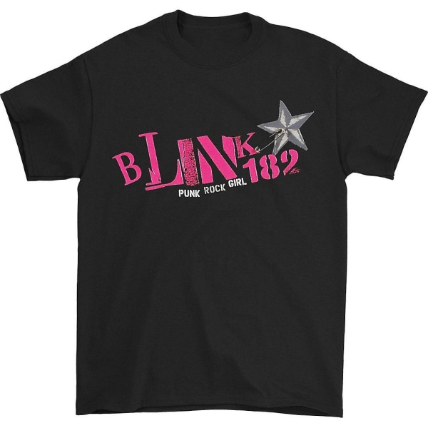 Blink 182 Sikkerhedsnål T-shirt L