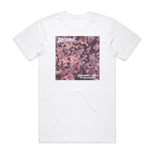 Zeds Dead Blame Album Cover T-shirt Vit XXXL