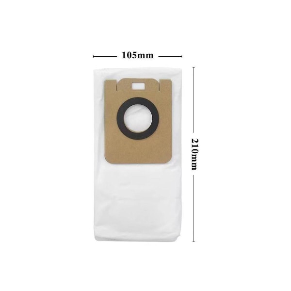 For Bot Z10 Pro / L10 Plus Selvtømmende Robotstøvsuger og Mopp 4l Støvsugerposeerstatning Reservedeler