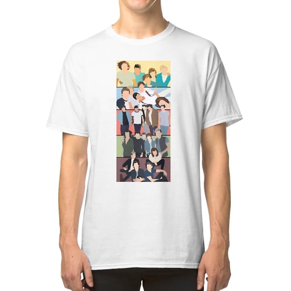 One Direction Album Covers T-shirt XXL