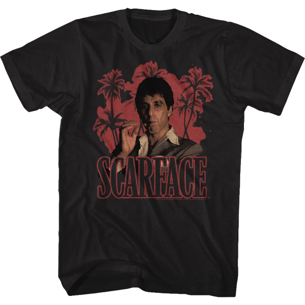 Palm Trees Scarface T-shirt XL