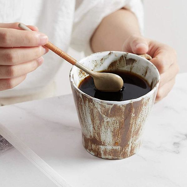 Japansk retro håndlavet mælkekop keramisk vandkop kaffekop kop