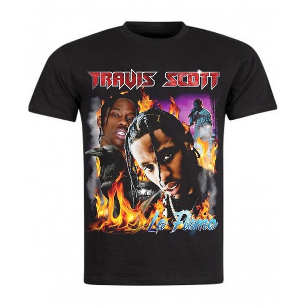 Vintage T-shirt Retro 90-tal Travis Scott XXXL