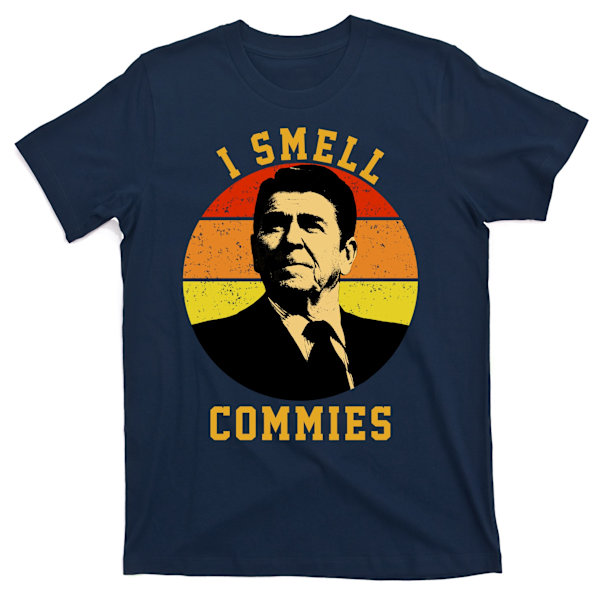 Ronald Reagan I Smell Commies -paita M