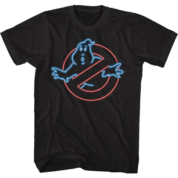 Neon Logo Ekte Ghostbusters T-skjorte M