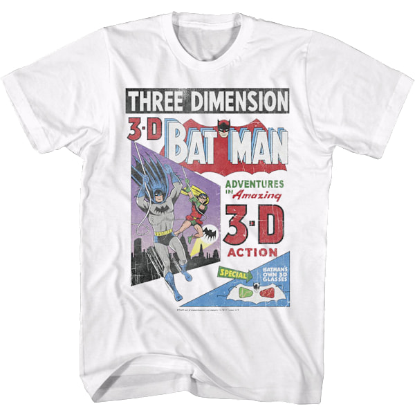 3-D Batman Cover DC Comics T-shirt Ny XXL