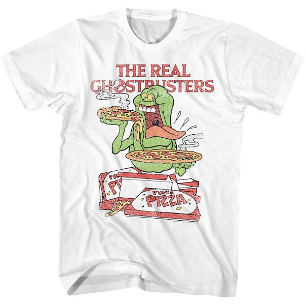 Slimer's Pizza Ægte Spøgelsesjægere T-shirt M
