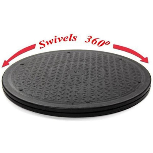12 Tommers Heavy Duty Svingbar Svingbar Stål Kulelagerfeste For Monitor TV Dreieskive Lazy Susan