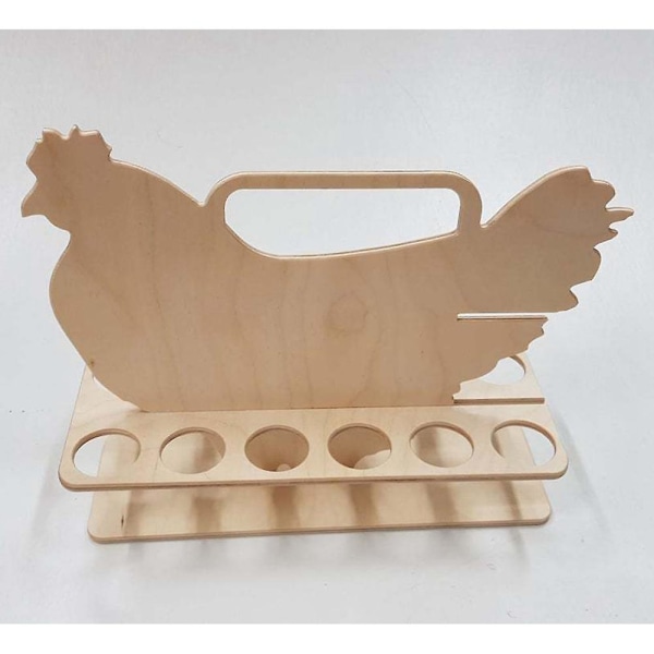 Egg Oppbevaringsboks Tre Eggbrett Stativ Oppbevaringsboks Egg Holder