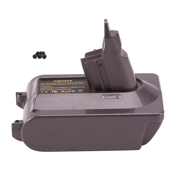 V6 Batteriadapter Dw20v6 För 20v Litiumbatterikonvertering För V6 Batteri Sv03 Sv04 Sv09 DC62