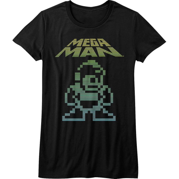 Damer Neon Mega Man Skjorte XXXL
