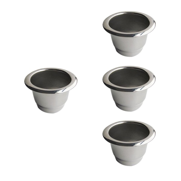 4 stk. Rustfritt Stål Fyllbare Kaffe Kapsler Kaffe Filter Gjenbrukbare Kaffe Pods Gjenbrukbar Cafe