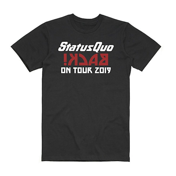 Status Quo Back On Tour 2019 Datum Bak T-shirt M