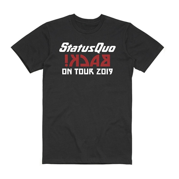 Status Quo Back On Tour 2019 Datum Bak T-shirt XXL