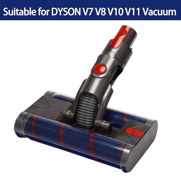 Elektrisk Dubbel Golvborsthuvudverktyg för V8 V7 V10 V11 Dammsugare Mjuk Sweeper Rullhuvud Fl