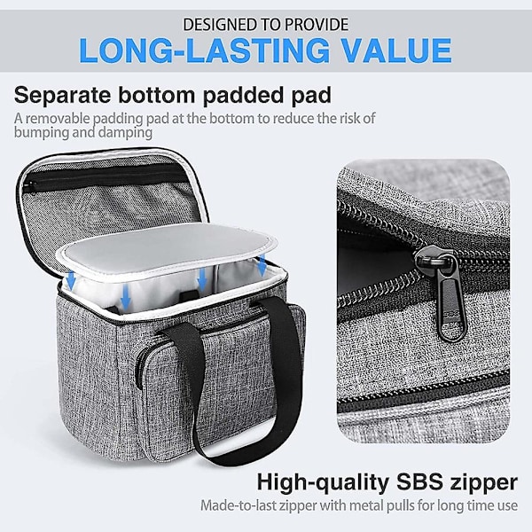 Bärväska Kompatibel med Muggpress, Bärbar Lätt Reseväska för Maskin, F