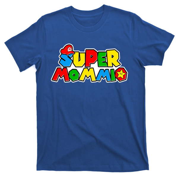 Rolig Super Mommio Mors Dag Gamer T-shirt L