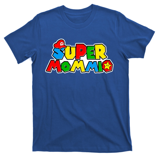 Rolig Super Mommio Mors Dag Gamer T-shirt S
