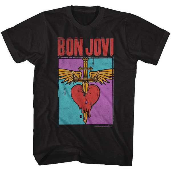 Bon Jovi Heart And Dagger T-shirt XXXL