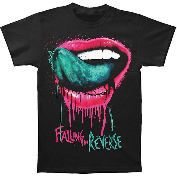 Falling In Reverse Huulet T-paita S