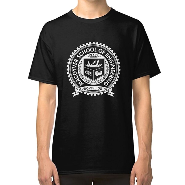 Karent Sorent Macgyver School of Engineering Improvise or Die T-shirt S