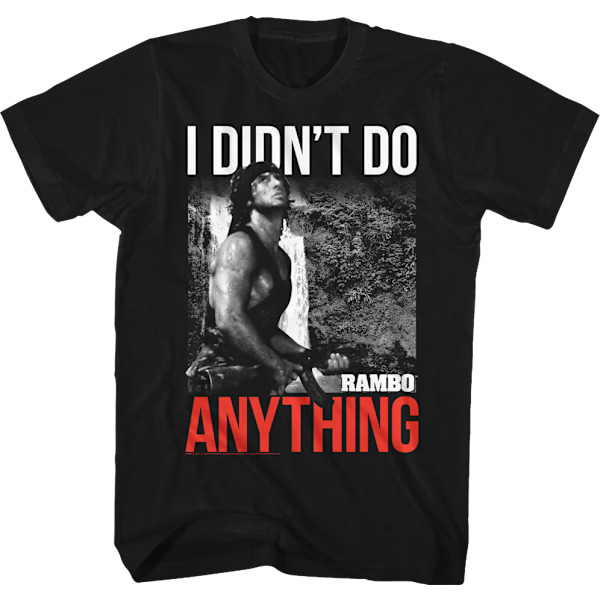 Jeg Gjorde Intet Rambo T-Shirt M