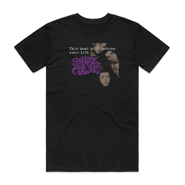 Shirk Circus This Band Will Destroy Your Life Album Cover T-Shirt Svart S