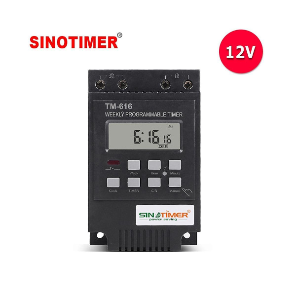 Tm616b-4 Tidskontrollbrytare Intelligent Brytare Timer Gatulampa Strömtidsbrytare 30a