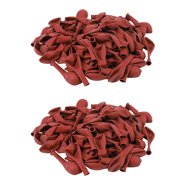 200 Ruby Ballonger Nya Glans Metall Pärl Latex Ballonger Krom Metall Färg Ballonger w