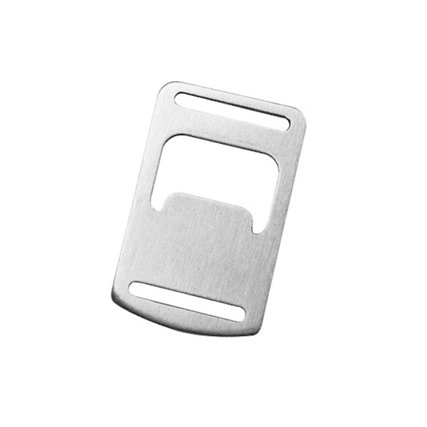 Mini Heavy Duty Flat Flasköppnare i Rostfritt Stål, 50-pack