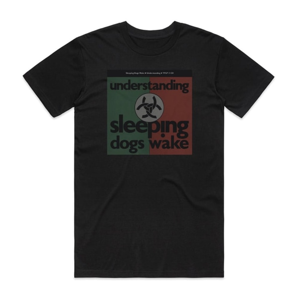 Sleeping Dogs Wake Understanding Album Cover T-Shirt Sort XXL