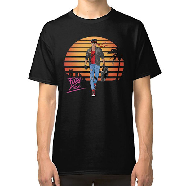Kung Fury Vice T-skjorte M