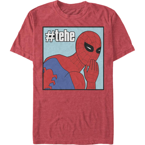 Hashtag tehe Spider-Man T-shirt Ny XL