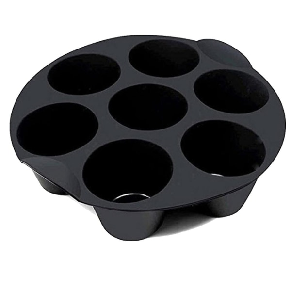 Air Fryer Tillbehör 7 Likformiga Muffinsformar för 3,5-5,8L Air Fryer Modeller, 18cm
