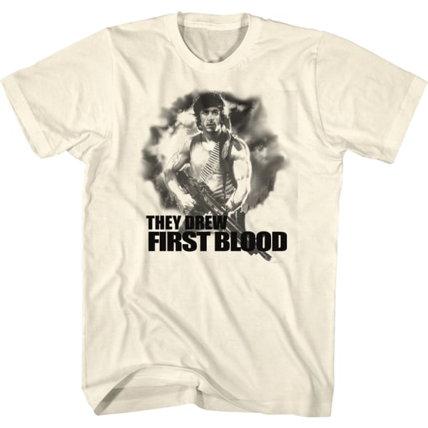 They Drew First Blood Rambo T-shirt L