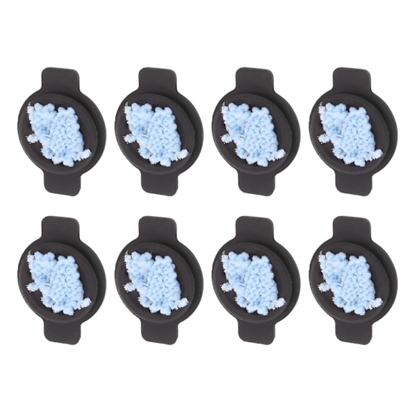 8 st Roboterhjulsdäck Moppduk Vattenlock Ersättning för Braava 380 380t 381 380j 390 320
