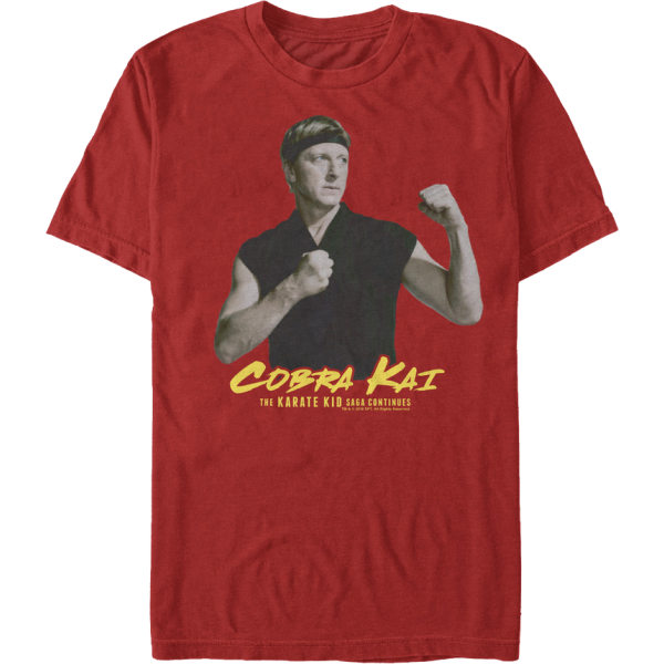 Johnny Cobra Kai Karate Kid T-skjorte XXL