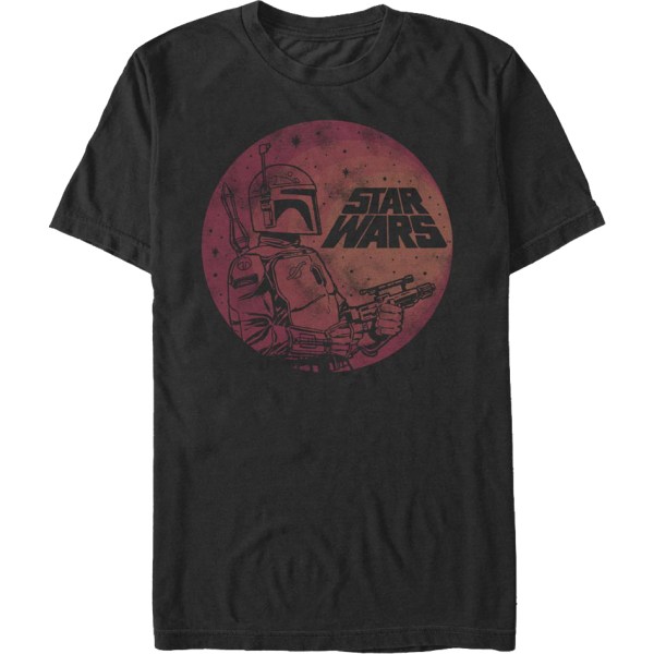 Boba Fett Mandalorian Måne Star Wars T-Shirt XXL