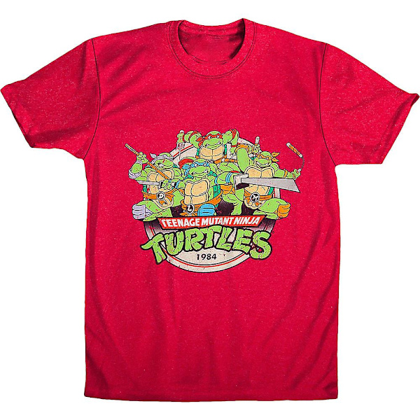 Röd Ninja Turtles T-shirt XXXL