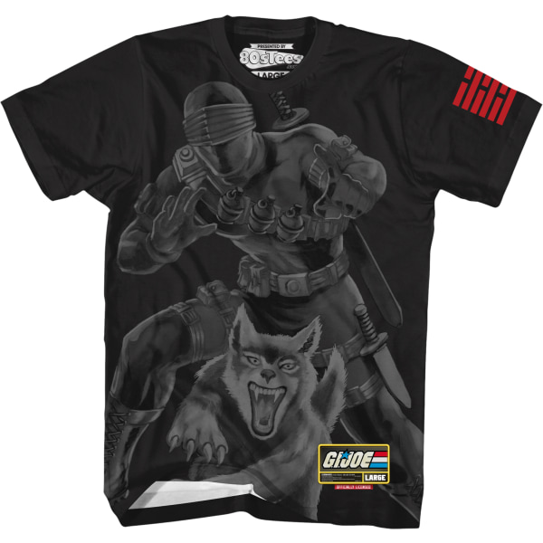 Snake Eyes og Timber GI Joe T-shirt M