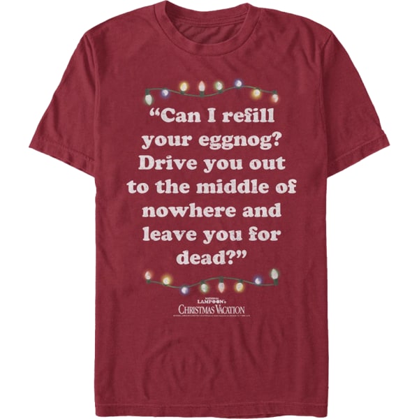 Genopfyl din Eggnog Juleferie T-shirt XL