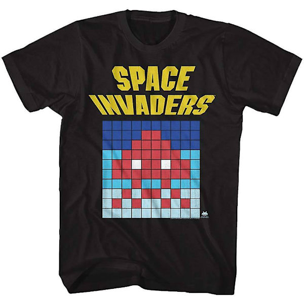 Space Invaders Big Ol Pixels -paita L