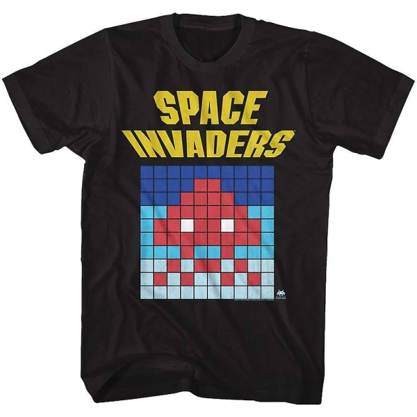 Space Invaders Big Ol Pixels T-shirt S