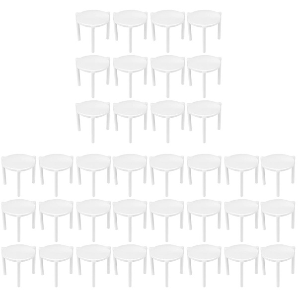 900 stk. Pizza Saver Stativ Hvid Plastik Tripod Stabel Fastgørelsesstativ Pizza Holder White 4.5X4.5X3.8CM