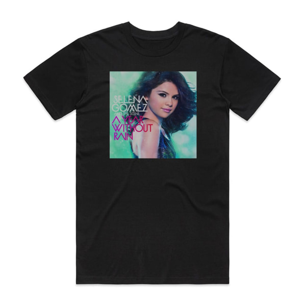 Selena Gomezand The Scene A Year Without Rain 1 Album Cover T-shirt Svart XL