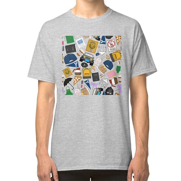 Ultimate Fan Pattern Icons All Over Print Grønn Pakke T-skjorte white S