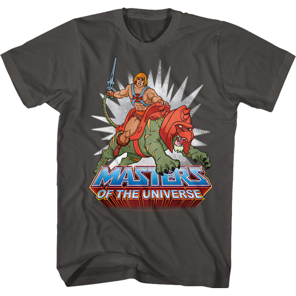 He-Man Ratsastaa Taisteluun Masters of the Universe -T-paita M