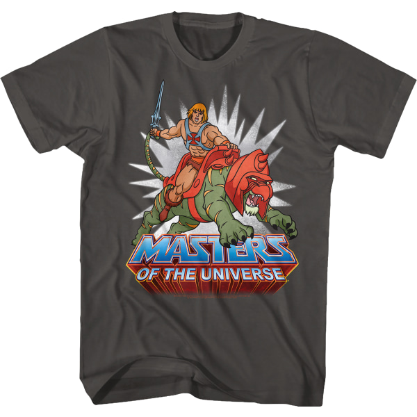 He-Man Rides Into Battle Masters of the Universe T-shirt L