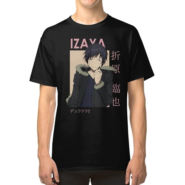 Izaya Orihara Durarara!! Kort Anime T-shirt S