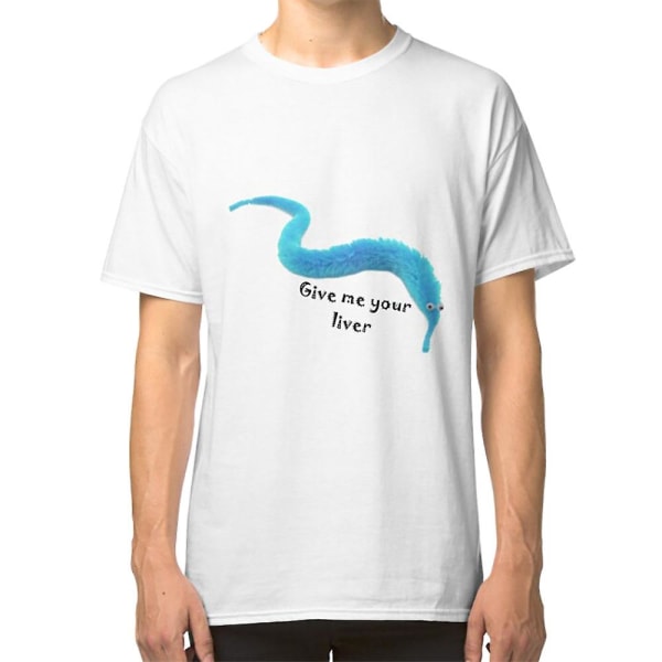 Blå Worm T-shirt XXXL